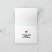 Humoureuze Perken van Halloween Folded Wenskaart Kaart (Binnen)