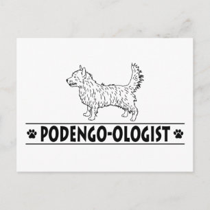 Humoureuze Portugees Podengo Pequeno Briefkaart