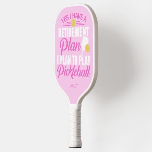 Humoureuze roze Paddle (Links)