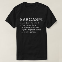 Humoureuze Sarcasme Definition T-shirt