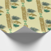 Humoureuze sasquatch cadeaupapier (Hoek)