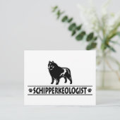 Humoureuze Schipperke Briefkaart (Staand voorkant)