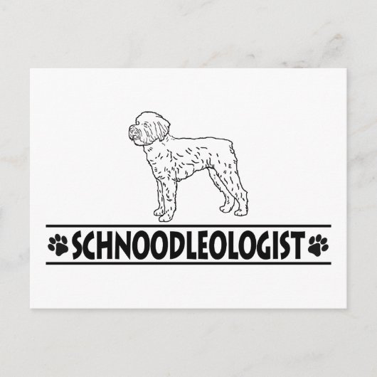 Humoureuze Schnole Briefkaart (Voorkant)