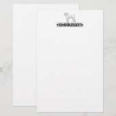 Humoureuze Schnole Briefpapier (Voorkant / Achterkant)