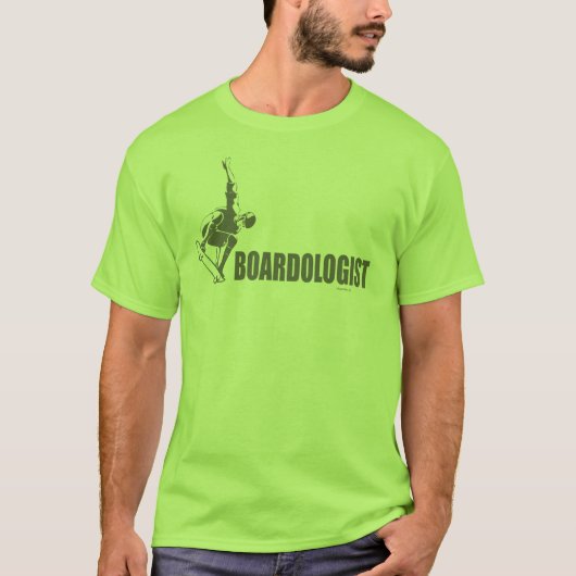 Humoureuze skateboarden t-shirt (Voorkant)