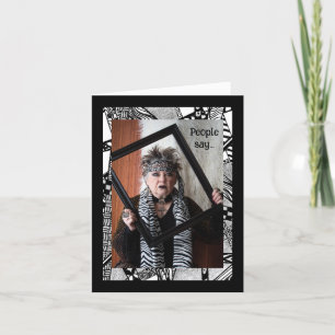 Humoureuze sleutel tot geluk Wenskaart Kaart