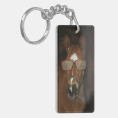 Humoureuze Sleutelhanger voor het roken van paarde (Voorkant Links)