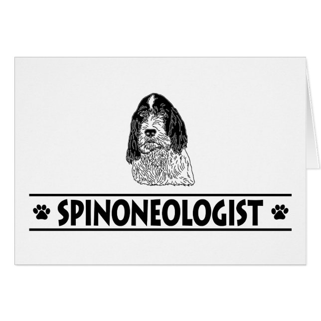 Humoureuze Spinone Italiano (Voorkant Horizontaal)
