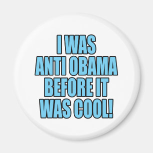 Humoureuze T-shirts en Bumperstickers tegen Obama Magneet