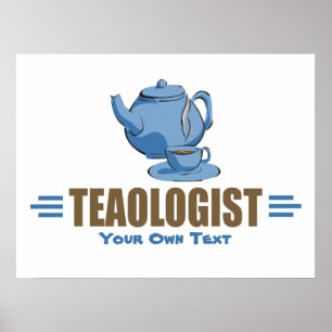 Humoureuze Teapot Tea Cup Poster