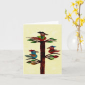 Humoureuze Thanksgiving Dinners en Half-Times Kaart (Gele Bloem)