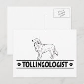 Humoureuze tolheffing briefkaart (Voorkant / Achterkant)