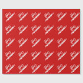 Humoureuze trekleiding cadeaupapier (Vlak)
