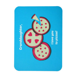 Humoureuze Valentijn voor kleindochter Magneet