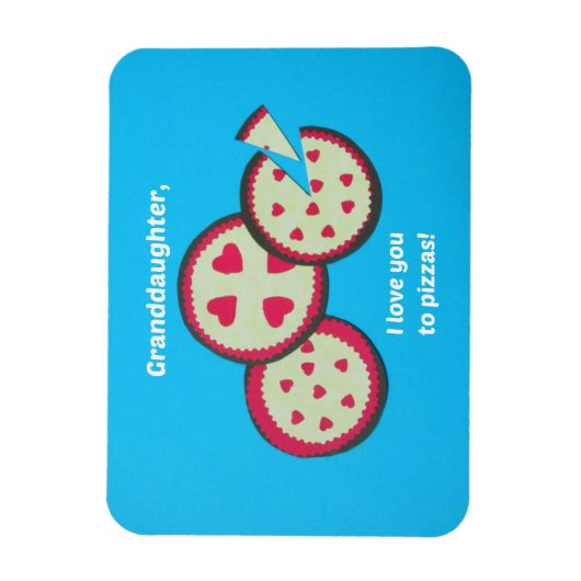 Humoureuze Valentijn voor kleindochter Magneet (Verticaal)