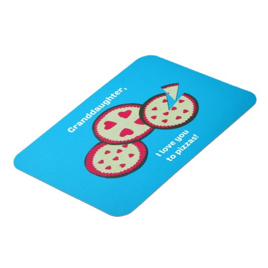 Humoureuze Valentijn voor kleindochter Magneet (Linkerzijde)