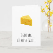 Humoureuze verjaardag, Jubileum, Kaartkaas Kaart (Gele Bloem)