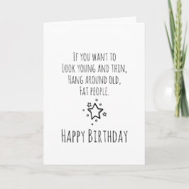 Humoureuze verjaardag kaart