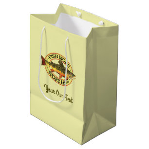 Humoureuze vis meer - minder forel werken Vist Medium Cadeauzakje