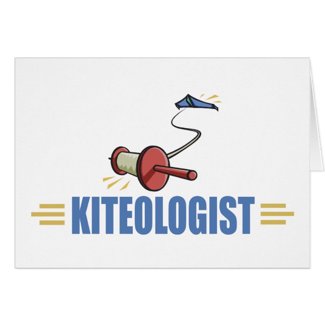 Humoureuze vlieger (Voorkant Horizontaal)