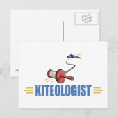 Humoureuze vlieger briefkaart (Voorkant / Achterkant)