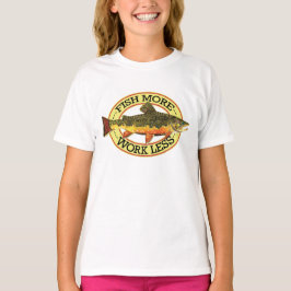 Humoureuze vliegvisserij t-shirt