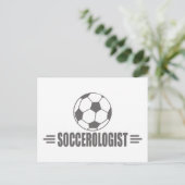 Humoureuze Voetbal Briefkaart (Staand voorkant)