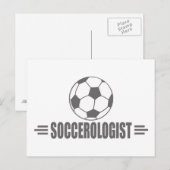 Humoureuze Voetbal Briefkaart (Voorkant / Achterkant)