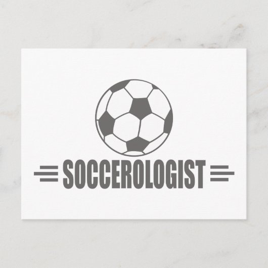 Humoureuze Voetbal Briefkaart (Voorkant)