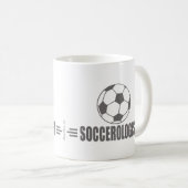 Humoureuze Voetbal Koffiemok (Voorkant rechts)
