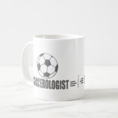 Humoureuze Voetbal Koffiemok (Voorkant links)