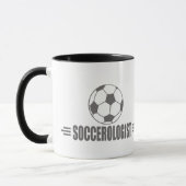 Humoureuze Voetbal Mok (Links)
