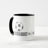 Humoureuze Voetbal Mok (Voorkant links)