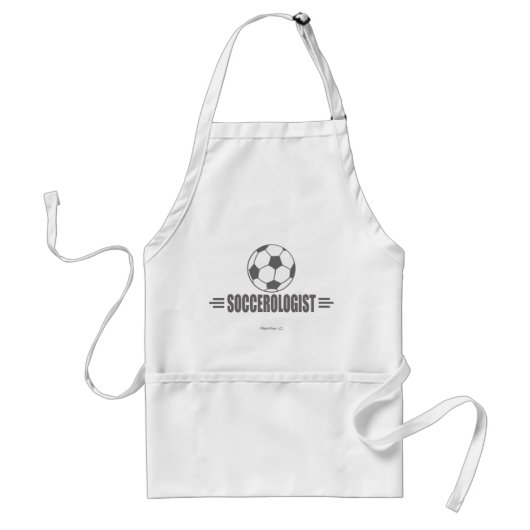 Humoureuze Voetbal Standaard Schort (Voorkant)