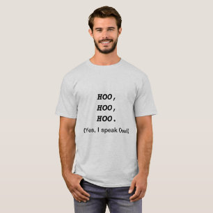 Humoureuze vogel T-shirt