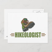 Humoureuze wandeling briefkaart (Voorkant / Achterkant)