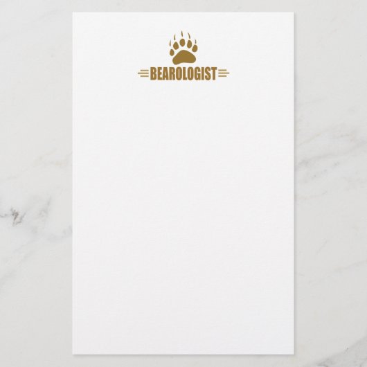 Humoureuze wilde Beren Briefpapier (Voorkant)