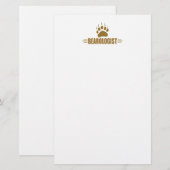 Humoureuze wilde Beren Briefpapier (Voorkant / Achterkant)