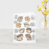 Humoureuze zet je eigen verjaardag op kaart (Gele Bloem)