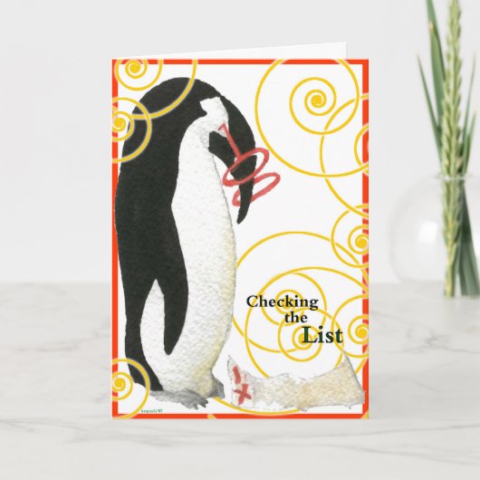 Humourous kaart van Fred van PengiHoliday (Voorkant)