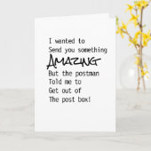 Humourous Verjaardag Kaart Verbazingwekkend (Gele Bloem)