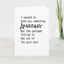 Humourous Verjaardag Kaart Verbazingwekkend