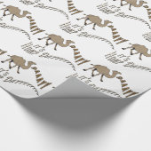 Hump Daayyy White Wrapping Paper Cadeaupapier (Hoek)
