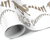 Hump Daayyy White Wrapping Paper Cadeaupapier (Rol Hoek)