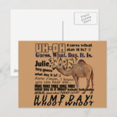 hump dag! briefkaart (Voorkant / Achterkant)