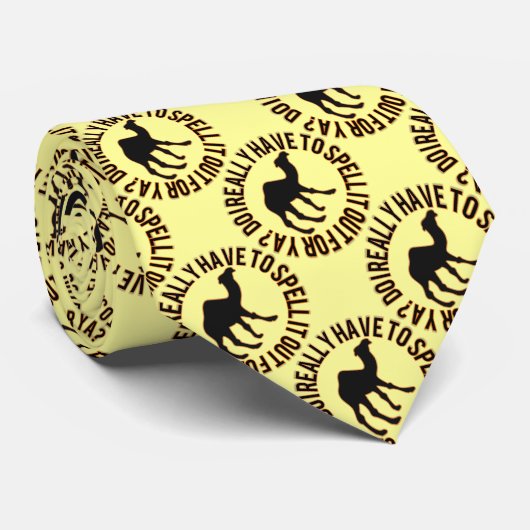 Hump dag! Funny Hump Day Camel Stropdas (Opgerold)