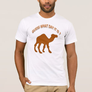 Hump Dag. Hump day Camel Raad eens op welke dag he T-shirt