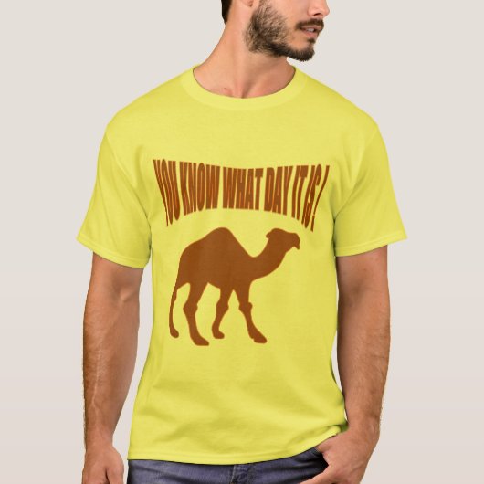 Hump dag met een draai t-shirt (Voorkant)