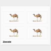 Hump dag rechthoekige sticker (Vel)