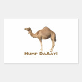 Hump dag rechthoekige sticker (Voorkant)